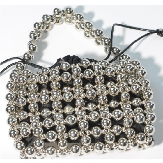 Handmade niche and exquisite design women's summer handbag, fashionable beaded mini woven bag, versatile and stylish, available now